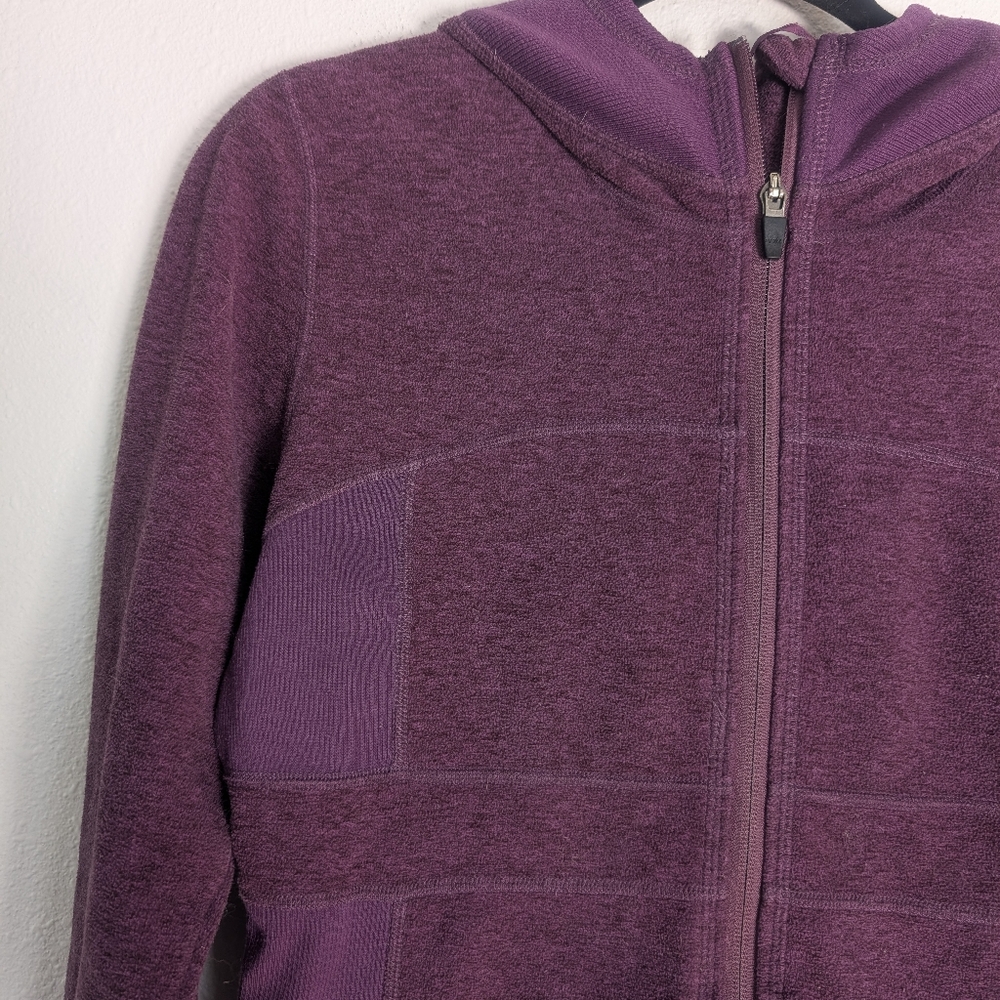 prAna Drea Fleece Jacket Women's Purple Size Small - Picture 6 of 10